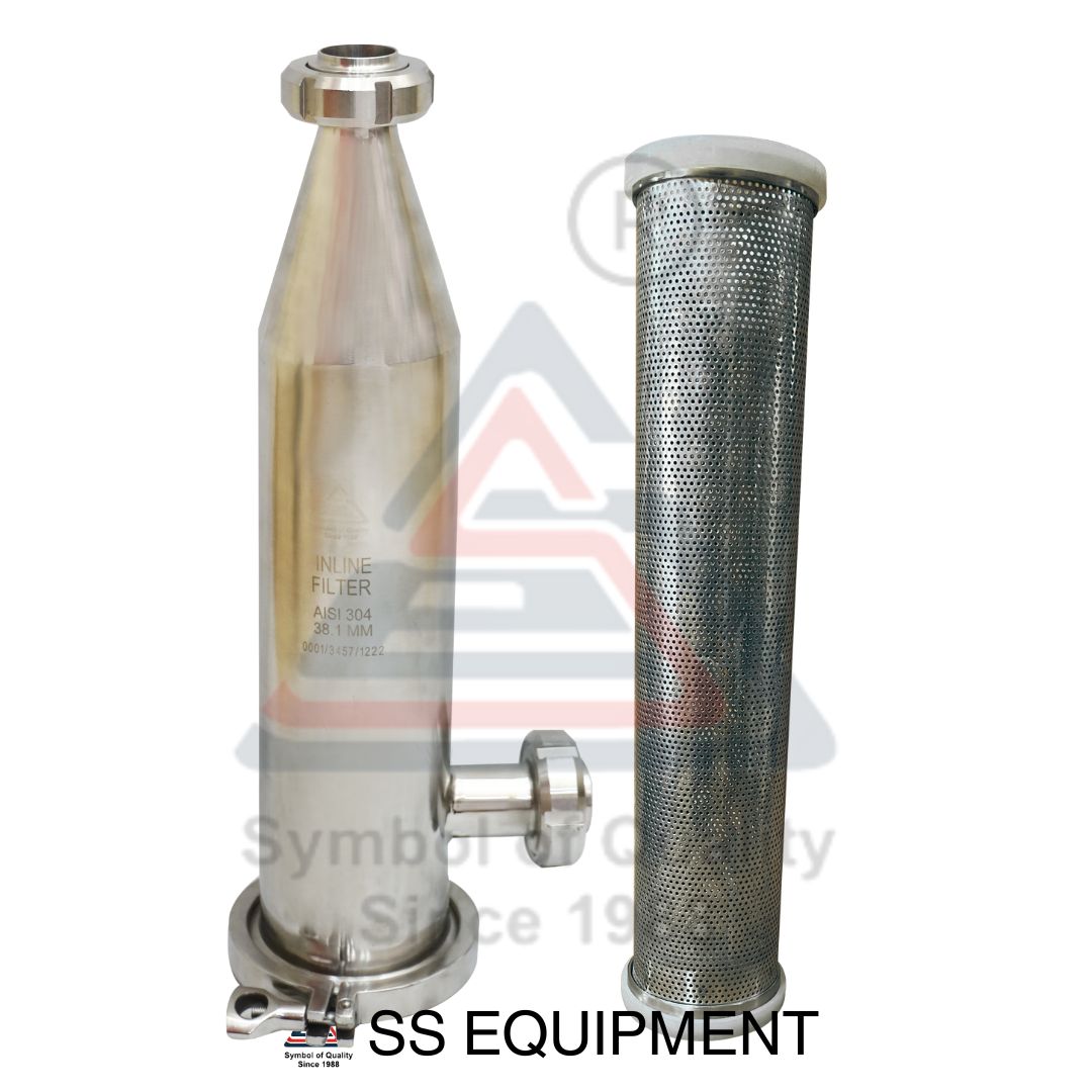 SS INLINE FILTER UNION END