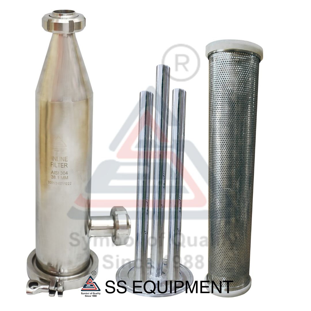 SS INLINE FILTER WITH FERROUS TRAP