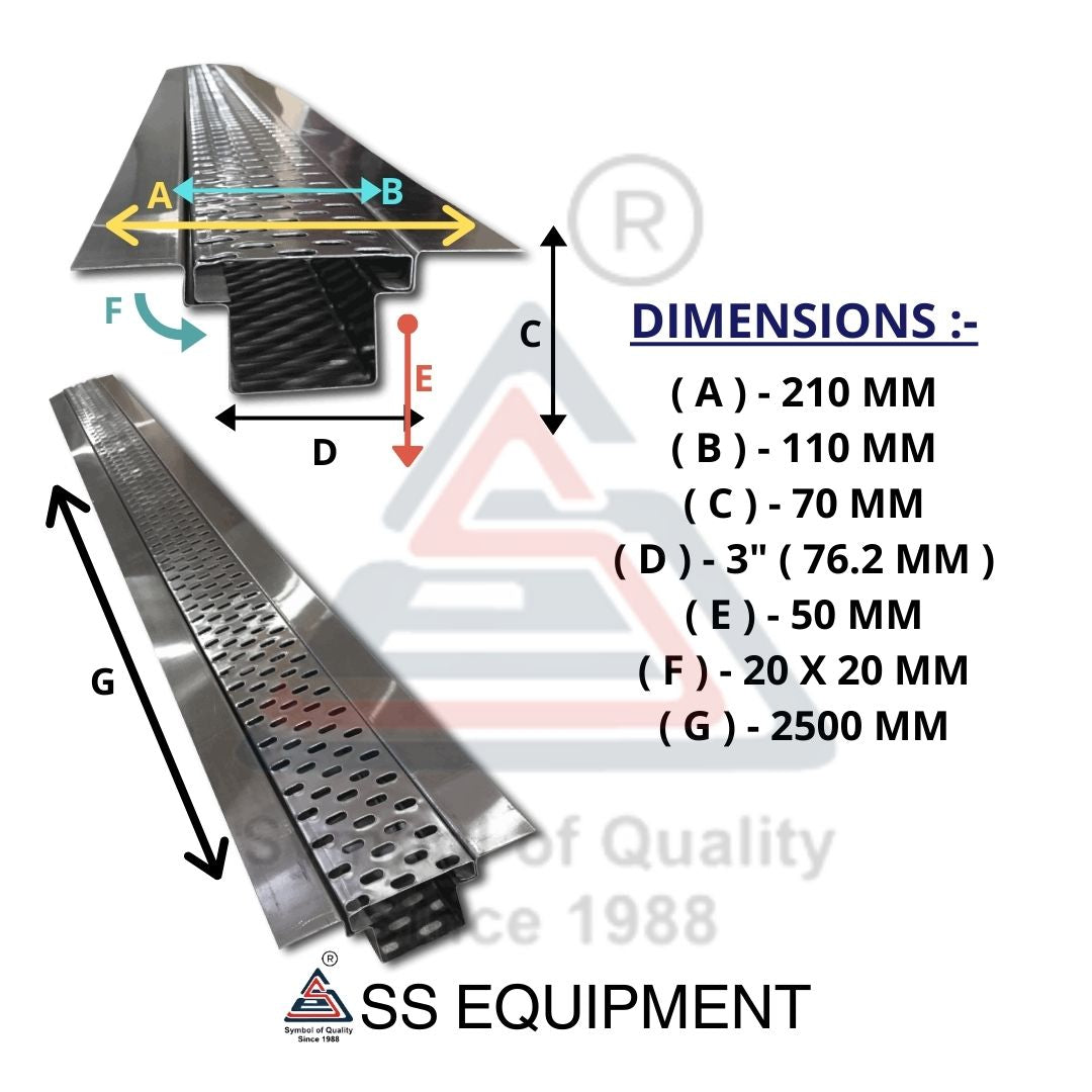 SS DRAIN CHANNEL